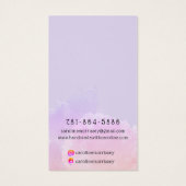 Waterverf Splash Earring Display Kaart (Achterkant)