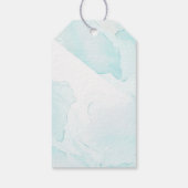 Waterverf splash Eerste heilige communie dank u Cadeaulabel (Achterkant)