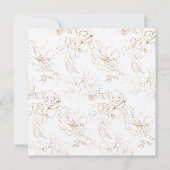 Waterverf Splash Floral Kaart (Achterkant)