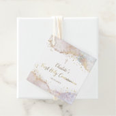 waterverf splash glitter Eerste Communie Bedankjes Labels (In situ)