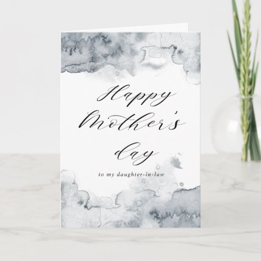 waterverf splash happy moederdag kaart (Voorkant)