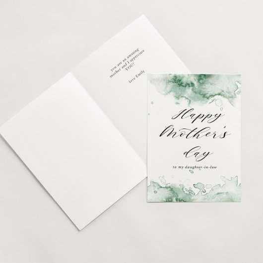 waterverf splash happy moederdag kaart