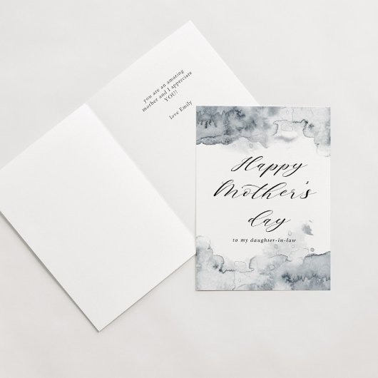 waterverf splash happy moederdag kaart