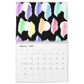 Waterverf Splash. Kalender (Feb 2027)