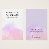 Waterverf Splash Ketting Display Kaart (Voorkant /achterkant)