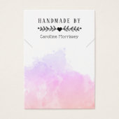 Waterverf Splash Ketting Display Kaart (Voorkant)