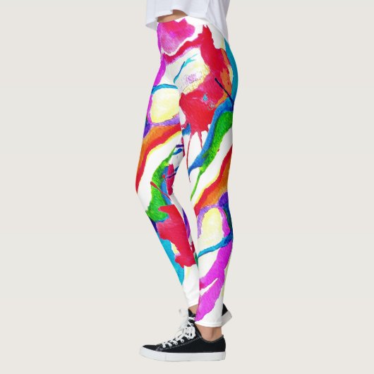 Waterverf Splash-Leggings Leggings (Links)
