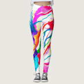 Waterverf Splash-Leggings Leggings (Voorkant)