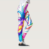 Waterverf Splash-Leggings Leggings (Rechts)
