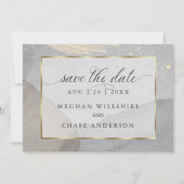 Waterverf Splash op Graniet Stone Light Grey Kaart (Voorkant)