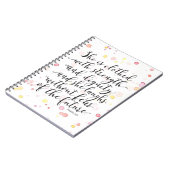 Waterverf Splash Proverbs 31:25 spiral notebook Notitieboek (Linkerzijde)