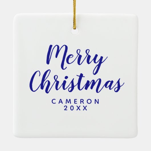 Waterverf Splash Rainbow Keramisch Ornament (Achterkant)