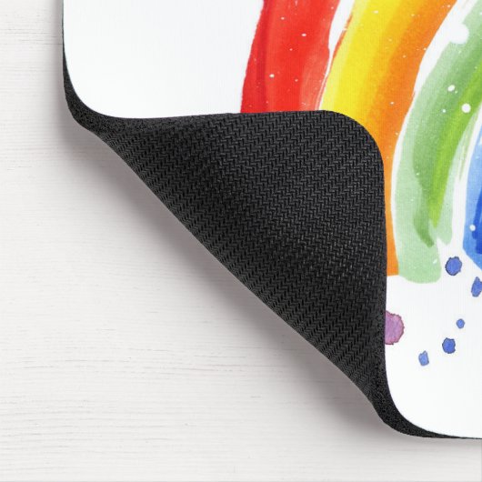 Waterverf Splash Rainbow Muismat (Hoek)