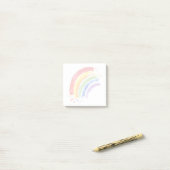 Waterverf Splash Rainbow Post-it® Notes (Op bureau)