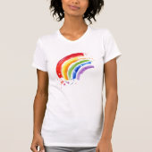 Waterverf Splash Rainbow T-shirt (Voorkant)