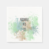 Waterverf Splash Servetten (Voorkant)