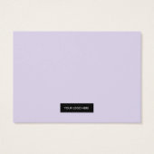 Waterverf Splash Small Business Dank u Invoegen Visitekaartje (Achterkant)