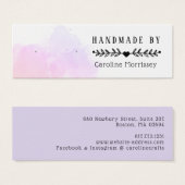 Waterverf Splash Stud Verzameling Display Kaart (Voorkant /achterkant)