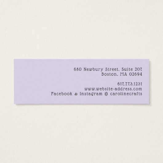 Waterverf Splash Stud Verzameling Display Kaart (Achterkant)