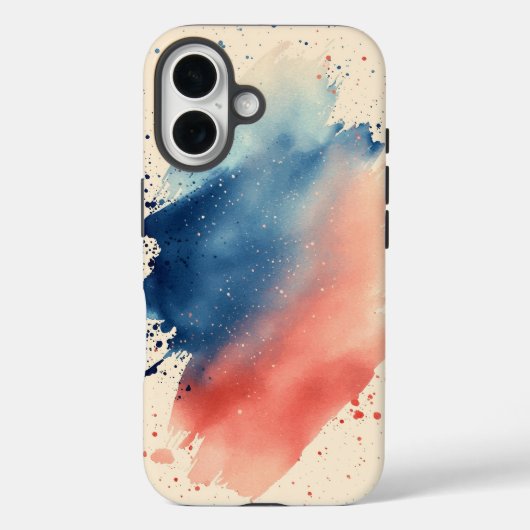 Waterverf Splash Telefoonhoesje Case-Mate iPhone Case (Achterkant)
