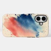 Waterverf Splash Telefoonhoesje Case-Mate iPhone Case (Achterkant (horizontaal))