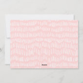 Waterverf Splash | Vakantieknopkaart Feestdagenkaart (Achterkant)