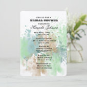 Waterverf Splash Vrijgezellenfeest Kaart (Staand voorkant)