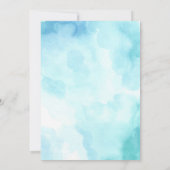 Waterverf Splash Waterslide Diapark Verjaardag Kaart (Achterkant)