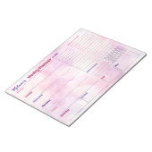  Waterverf Splash Weekly Planner Notitieblok (Schuin)