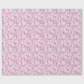 Waterverf Splashes: roze, Paarse. Cadeaupapier (Vlak)