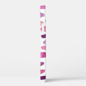 Waterverf Splashes: roze, Paarse. Case-Mate iPhone Case (Achterkant / Rechts)