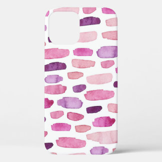 Waterverf Splashes: roze, Paarse. Case-Mate iPhone Case