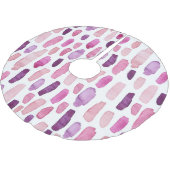 Waterverf Splashes: roze, Paarse. Kerstboom Rok (Gekanteld)