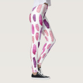Waterverf Splashes: roze, Paarse. Leggings (Rechts)