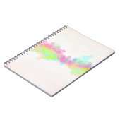 Waterverf Splatter Colorful Abstract Design Notitieboek (Linkerzijde)