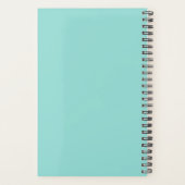 Waterverf Spletters kleurrijke Abstracte moderne Planner (Achterkant)