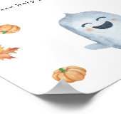 Waterverf spook - Dranken Poster (Hoek)