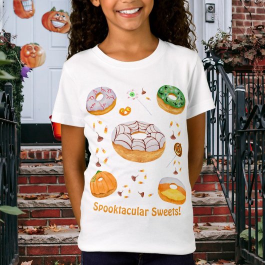Waterverf Spooktacular Sweets! Halloween-Snoep T-shirt