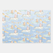 Waterverf sportauto's met piglet en Beer Inpakpapier Vel (Voorkant 2)