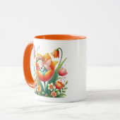 Waterverf Spring Baby Fairy Mok (Voorkant links)