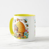 Waterverf Spring Baby Fairy Mok (Voorkant links)