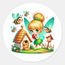 Waterverf Spring Baby Fairy