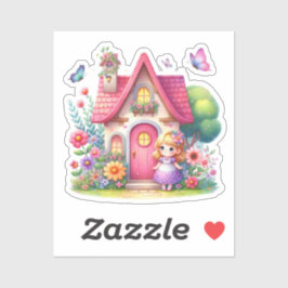 Waterverf Spring Baby Fairy Sticker