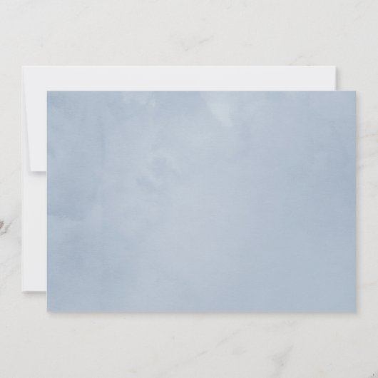 Waterverf Spring Birch Tree Wedding Bedankkaart (Achterkant)