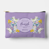 Waterverf Spring Bloemen Bijbelvers Gepersonalisee Etui (Voorkant)