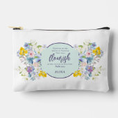 Waterverf Spring Bloemen Bijbelvers Gepersonalisee Etui (Voorkant)