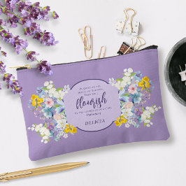 Waterverf Spring Bloemen Bijbelvers Gepersonalisee Etui