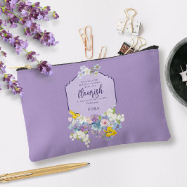 Waterverf Spring Bloemen Bijbelvers Gepersonalisee Etui