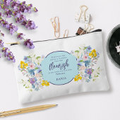 Waterverf Spring Bloemen Bijbelvers Gepersonalisee Etui