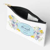 Waterverf Spring Bloemen Bijbelvers Gepersonalisee Etui (Open)